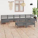 vidaXL 9-delige Loungeset massief grenenhout