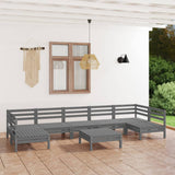vidaXL 8-delige Loungeset massief grenenhout