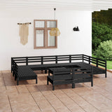 vidaXL 12-delige Loungeset massief grenenhout