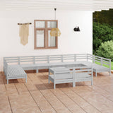 vidaXL 13-piece Lounge Set Solid Pine Wood
