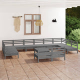 vidaXL 13-piece Lounge Set Solid Pine Wood
