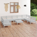 vidaXL 10-delige Loungeset massief grenenhout