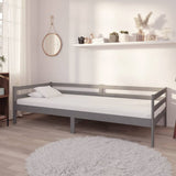 vidaXL Slaapbank met matras massief grenenhout 90x200 cm