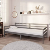 vidaXL Slaapbank met matras massief grenenhout 90x200 cm