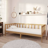 vidaXL Slaapbank met matras massief grenenhout 90x200 cm