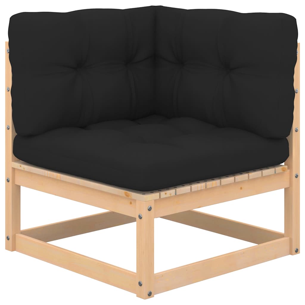 vidaXL 5-delige Loungeset massief grenenhout