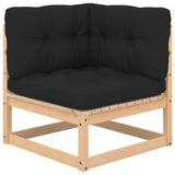 vidaXL 5-delige Loungeset massief grenenhout
