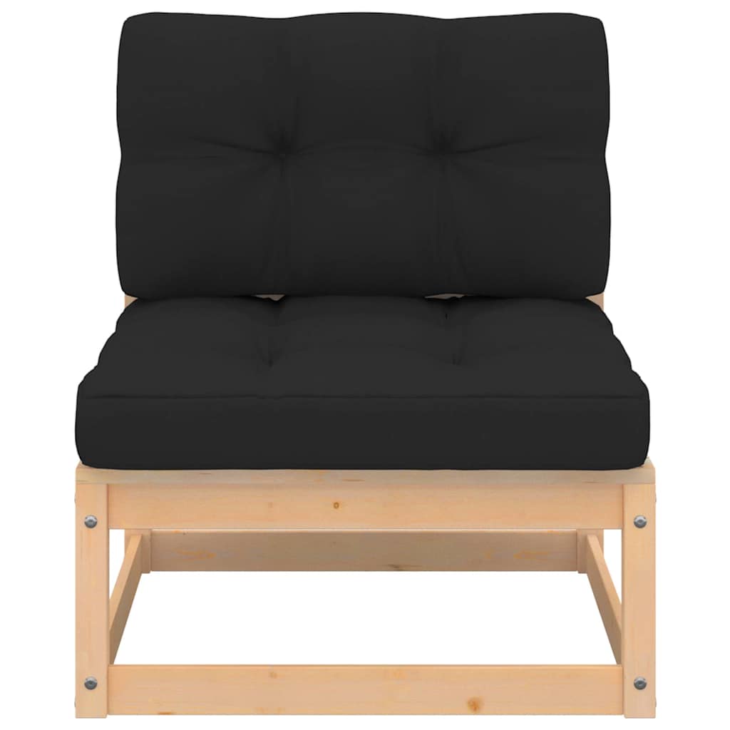 vidaXL 5-delige Loungeset massief grenenhout