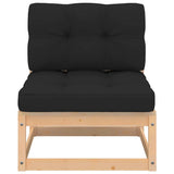 vidaXL 7-delige Loungeset massief grenenhout