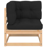 vidaXL 7-delige Loungeset massief grenenhout