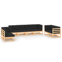 vidaXL 8-delige Loungeset massief grenenhout