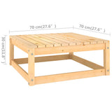 vidaXL 10-delige Loungeset massief grenenhout