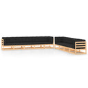 vidaXL Salon de jardin 9 pcs Bois de pin massif