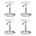 vidaXL Eetkamerstoelen 4 st artiste blanc