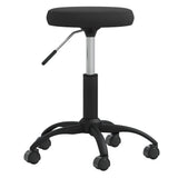 vidaXL Massagekruk fluweel noir