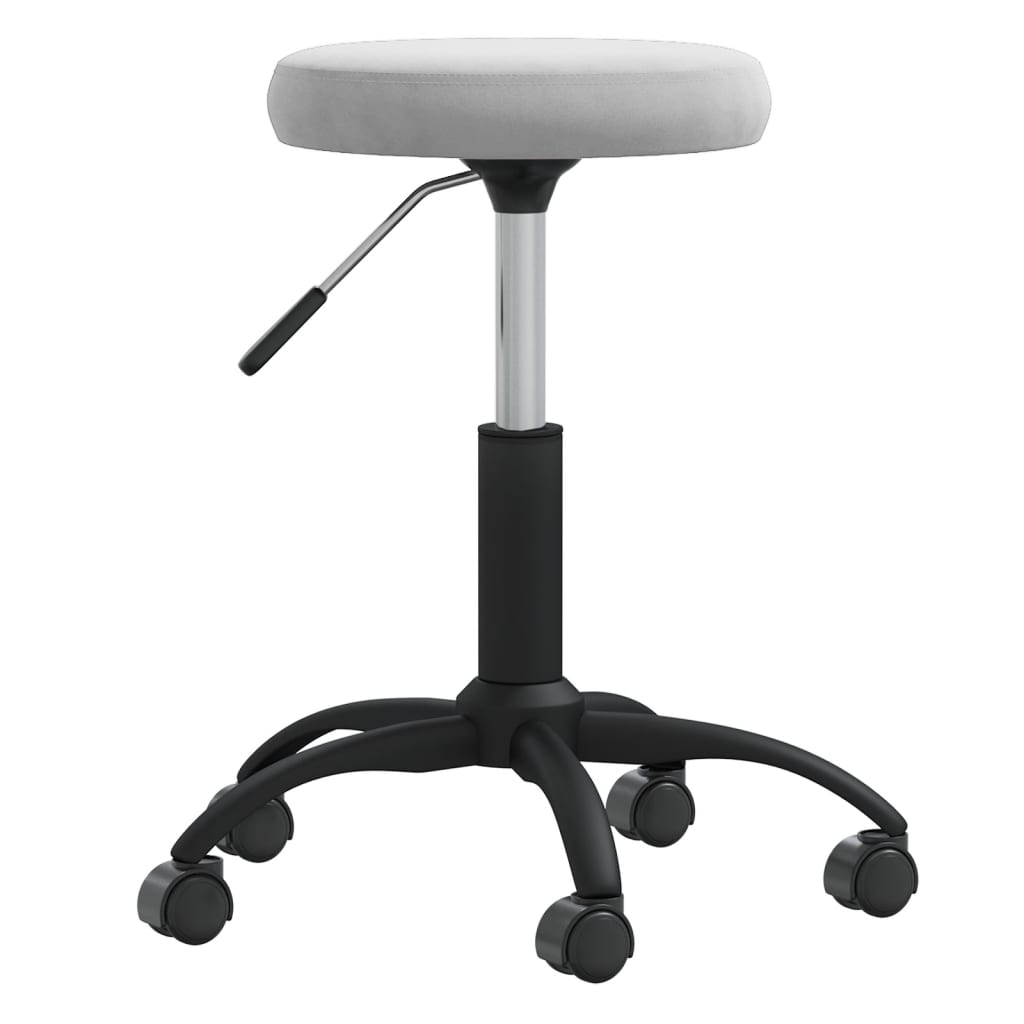 vidaXL Massagekruk fluweel noir