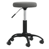 vidaXL Massagekruk fluweel noir