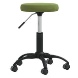 vidaXL Massagekruk fluweel noir