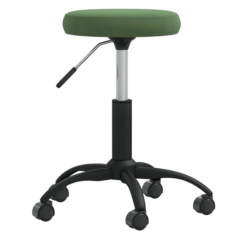 vidaXL Massagekruk fluweel noir