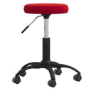 vidaXL Massagekruk fluweel noir