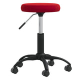vidaXL Massagekruk fluweel noir