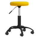 vidaXL Massagekruk fluweel noir