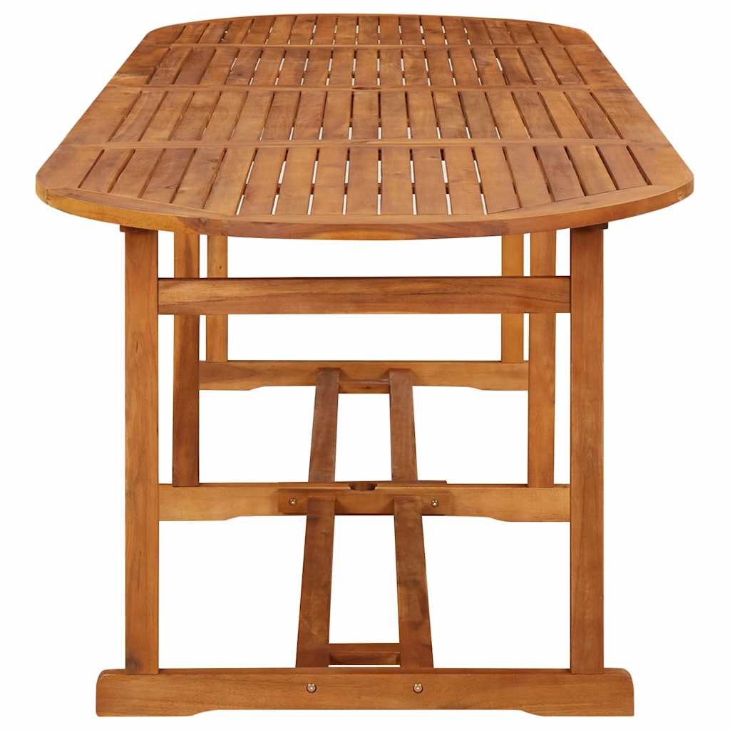 vidaXL 11-piece Garden Dining Set 280x90x75 cm Solid Acacia Wood
