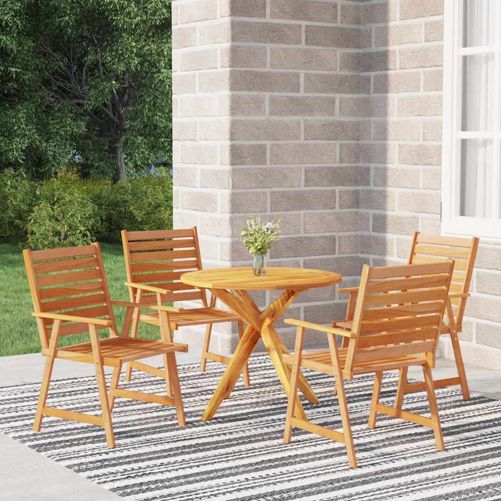 vidaXL 3-Piece Garden Dining Set Solid Acacia Wood