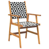 vidaXL 3-Piece Garden Dining Set Solid Acacia Wood