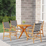 vidaXL 3-Piece Garden Dining Set Solid Acacia Wood