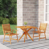 vidaXL 3-Piece Garden Dining Set Solid Acacia Wood