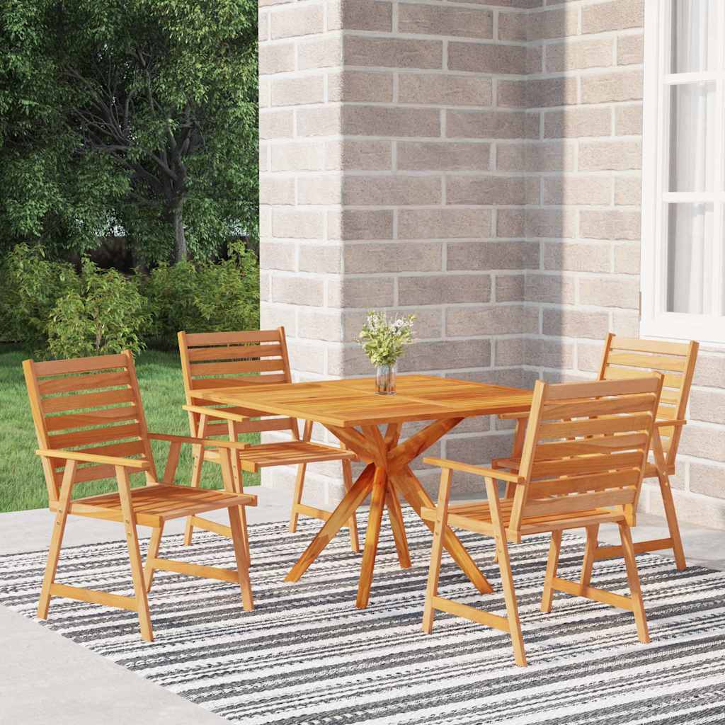 vidaXL 3-Piece Garden Dining Set Solid Acacia Wood
