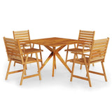 vidaXL 3-Piece Garden Dining Set Solid Acacia Wood