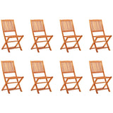 vidaXL Tuinstoelen 6 st inklapbaar massief eucalyptushout