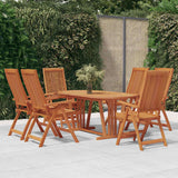 vidaXL 5-delige Tuinset massief eucalyptushout
