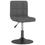 vidaXL Eetkamerstoelen draaibaar 4 st fluweel zwart
