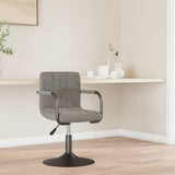 vidaXL Eetkamerstoelen draaibaar 4 st fluweel zwart