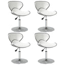 vidaXL Eetkamerstoelen 4 st artiste blanc