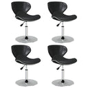 vidaXL Eetkamerstoelen 4 st artiste blanc