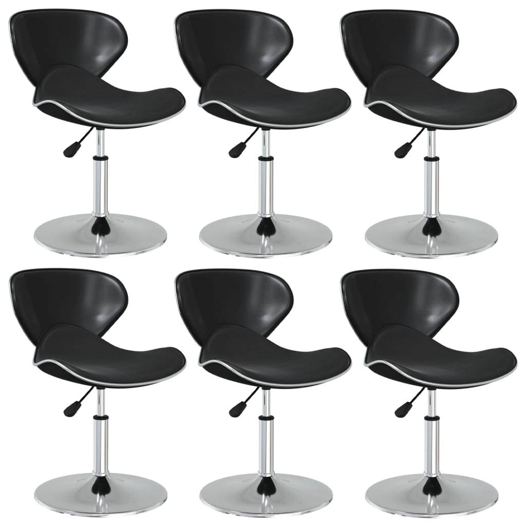 vidaXL Eetkamerstoelen 4 st kunstleer wit