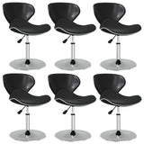 vidaXL Eetkamerstoelen 4 st kunstleer wit