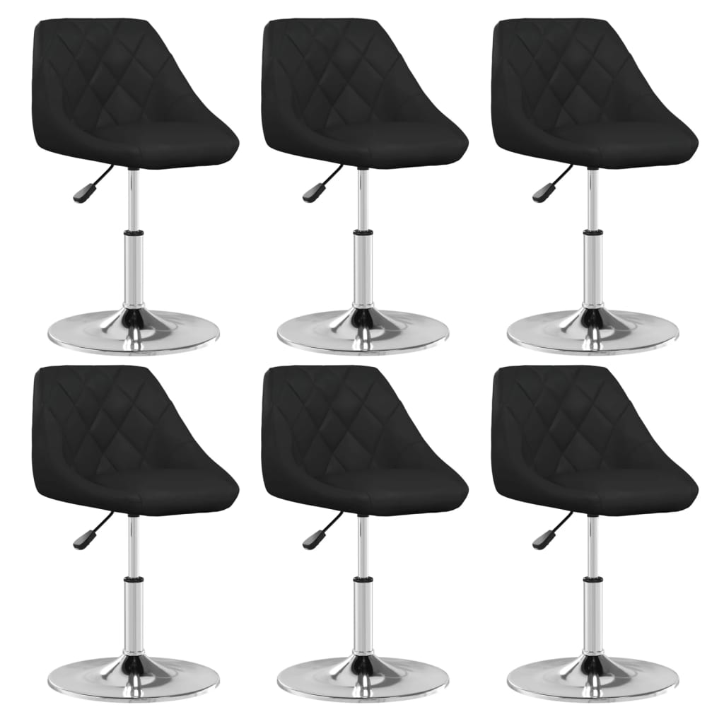 vidaXL Eetkamerstoelen 4 st kunstleer wit