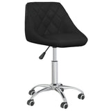 vidaXL Eetkamerstoelen draaibaar 4 st kunstleer wit