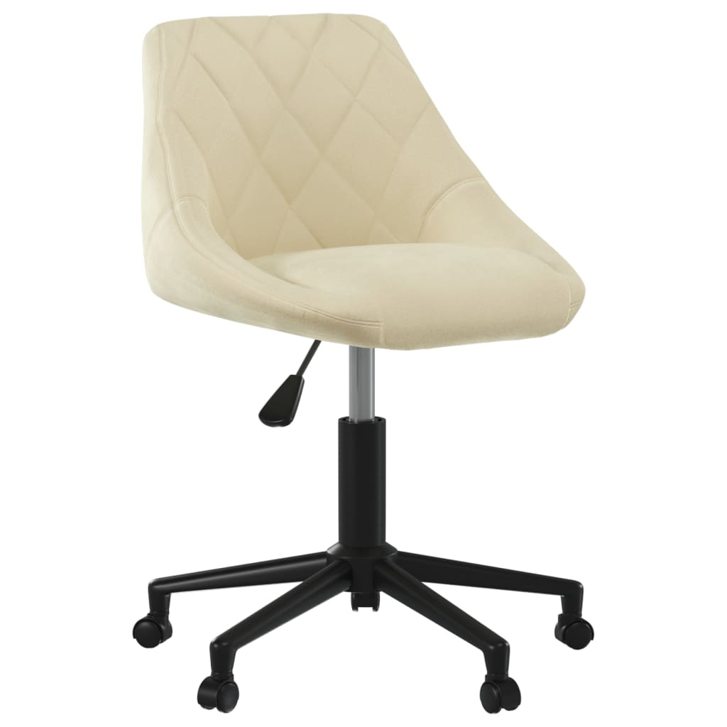 vidaXL Eetkamerstoelen draaibaar 4 st fluweel zwart