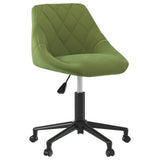 vidaXL Eetkamerstoelen draaibaar 4 st fluweel zwart