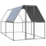 vidaXL Outdoor Chicken Coop 2x2x2 m Galvanized Steel