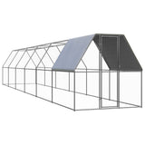 vidaXL Outdoor Chicken Coop 2x2x2 m Galvanized Steel