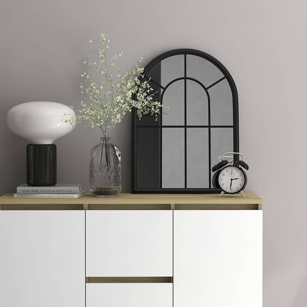 vidaXL Mirror 60x45 cm iron sand-coloured