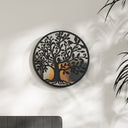 vidaXL Spiegel rond 40x2,5 cm avec couleur