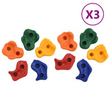vidaXL Climbing Stones 20 pcs PE multicolour